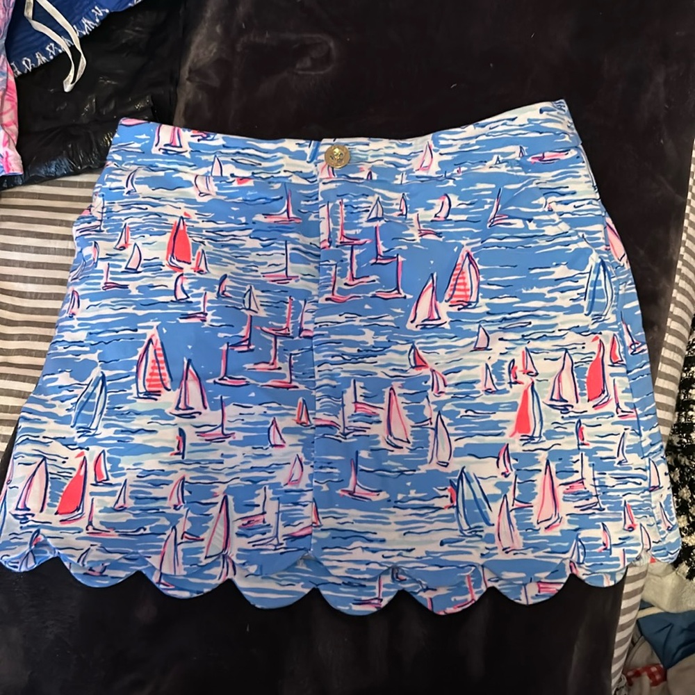 Lilly Pulitzer size 2 boatylicious colette skort